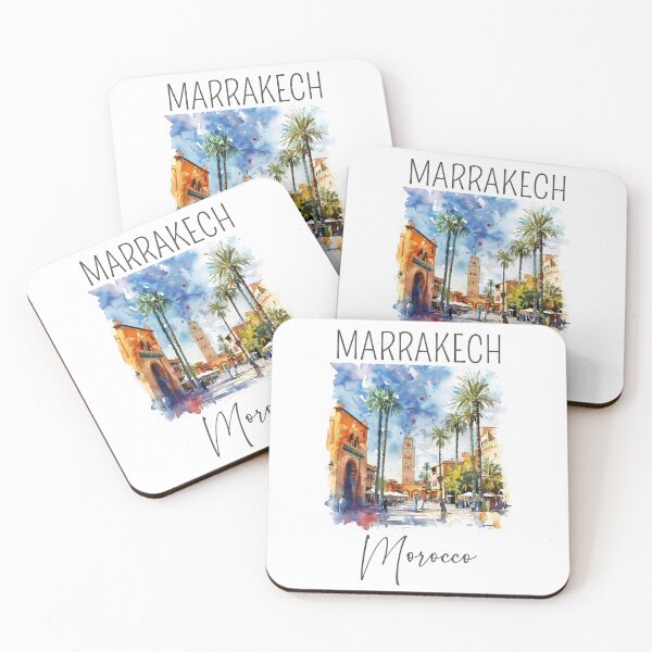 Item preview, A Watercolor Design of Marrakech - Morocco  designed and sold by Sketch-Shack.