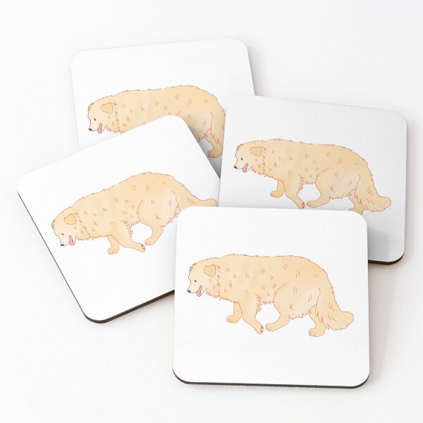 Item preview, Samoyed and Golden Retriever Mix Illustration - Perfect for Dog Lovers designed and sold by Yaragold.