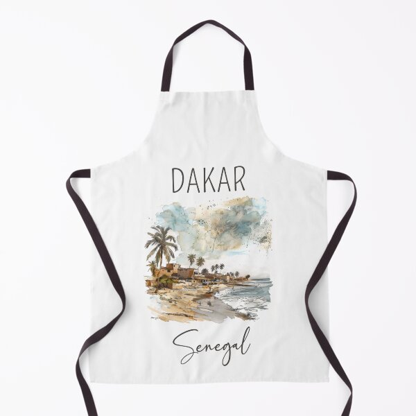 Item preview, A Watercolor Design of Dakar - Senegal  designed and sold by Sketch-Shack.
