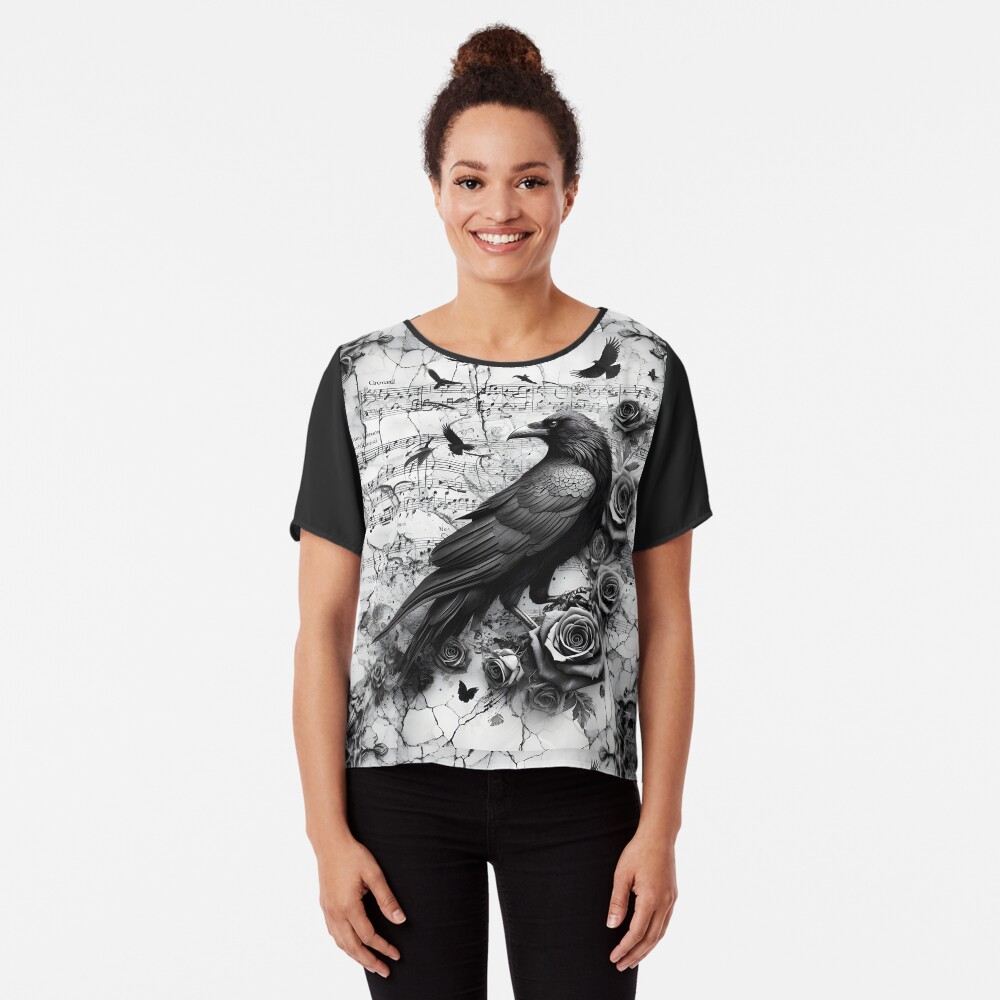 Item preview, Chiffon Top designed and sold by JacquiTaylorArt.