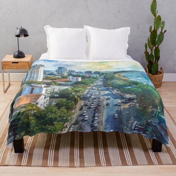 Item preview, A Watercolor Design of Dar es Salaam - Tanzania designed and sold by Sketch-Shack.