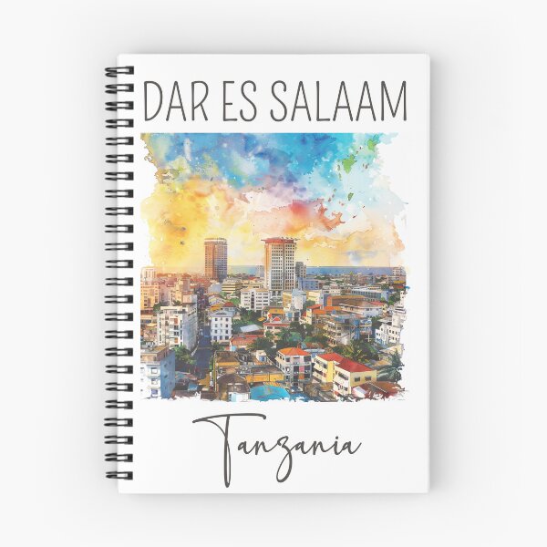 Item preview, A Watercolor Design of Dar es Salaam - Tanzania  designed and sold by Sketch-Shack.