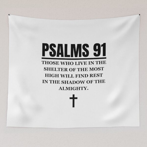Item preview, Psalms 91 Bible Verse,Christian Mens Gospel Quotes, Inspirational  Christian Woman Design designed and sold by mattlee20.