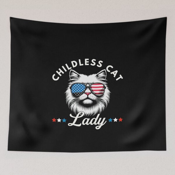 Item preview, Childless Cat Lady 2024 kamala harris designed and sold by BestDesignscool.