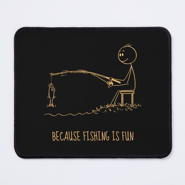 Item preview, Because Fishing Is Fun designed and sold by Shalinistudio.