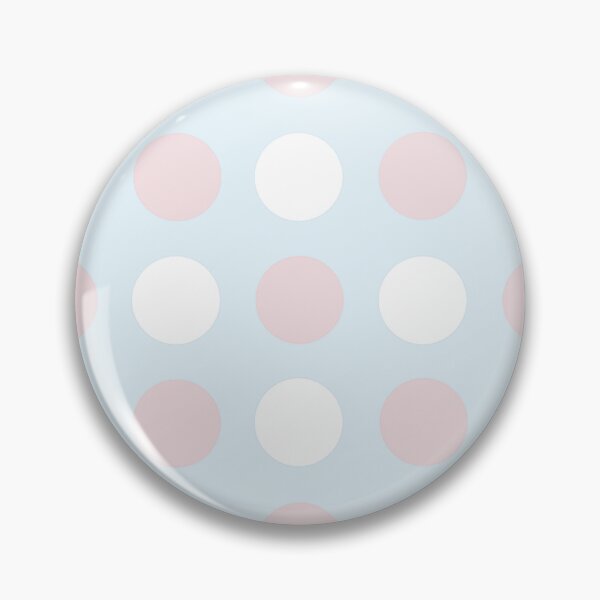 Item preview, PALE PINK, WHITE and PALE BLUE Symmetrical POLKA DOTS  designed and sold by RachelMacht.