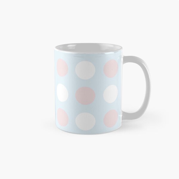Item preview, PALE PINK, WHITE and PALE BLUE Symmetrical POLKA DOTS  designed and sold by RachelMacht.