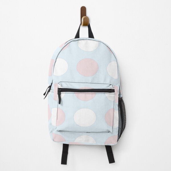 Item preview, PALE PINK, WHITE and PALE BLUE Symmetrical POLKA DOTS designed and sold by RachelMacht.