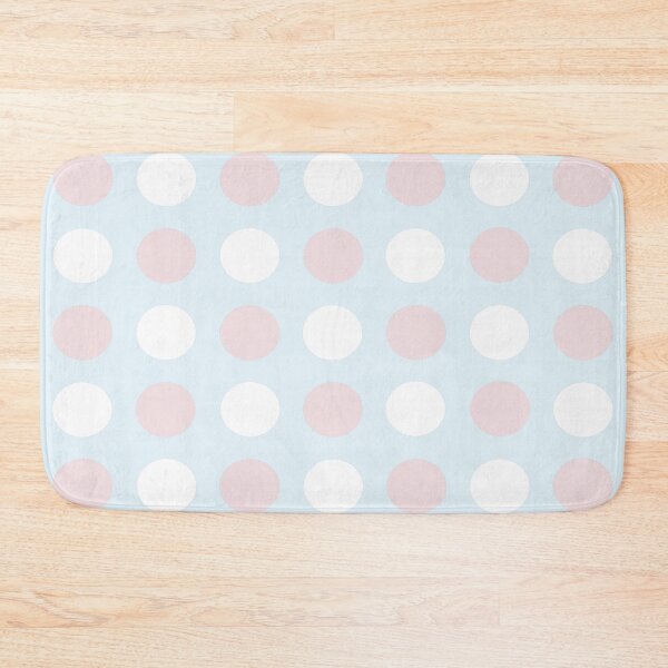 Item preview, PALE PINK, WHITE and PALE BLUE Symmetrical POLKA DOTS  designed and sold by RachelMacht.