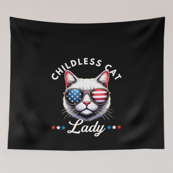 Item preview, Childless Cat Lady 2024 Kamala Harris designed and sold by BestDesignscool.
