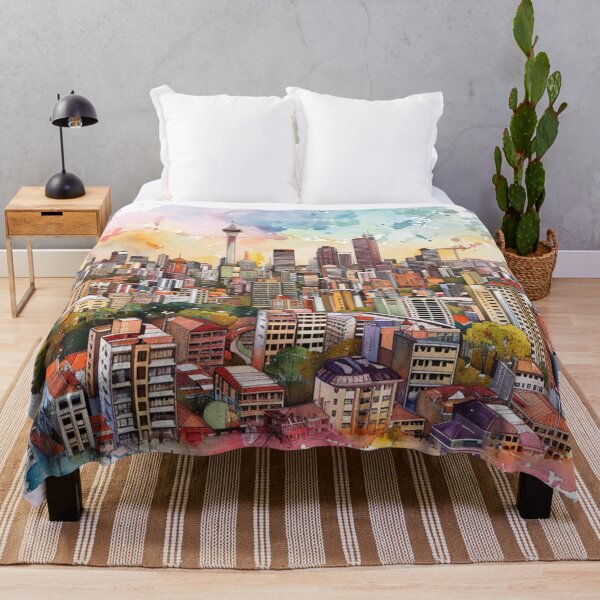 Item preview, A Watercolor Design of Johannesburg - South Africa designed and sold by Sketch-Shack.
