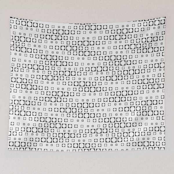Item preview, Monochrome Geometric Pattern On White designed and sold by Ayesha Saleem.