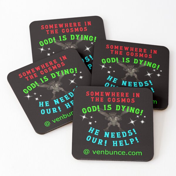 Item preview, Somewhere In The Cosmos - God Is Dying designed and sold by AlienAlmanac.