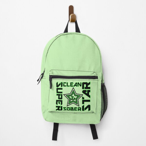 Item preview, Clean and Sober Super Star Green designed and sold by HoppRock.