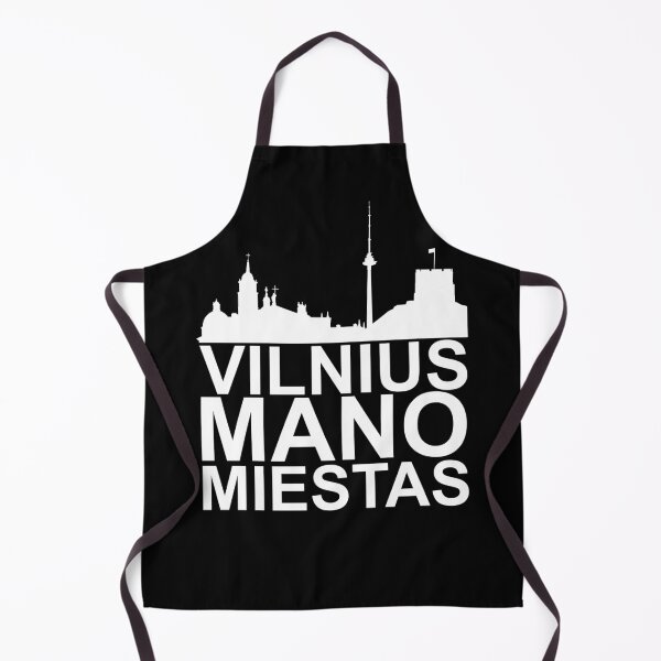 Item preview, Vilnius mano miestas - Vilnius my city white text designed and sold by Vetagio.