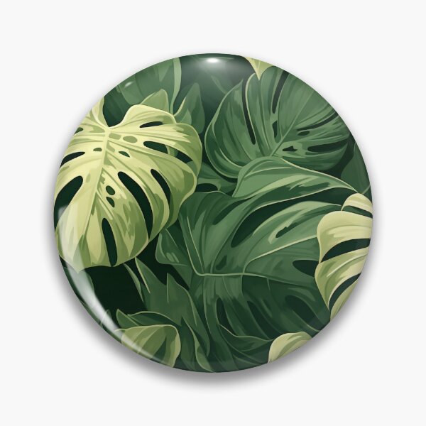 Item preview, Seamless pattern of lush tropical green leaves designed and sold by DMay-art.