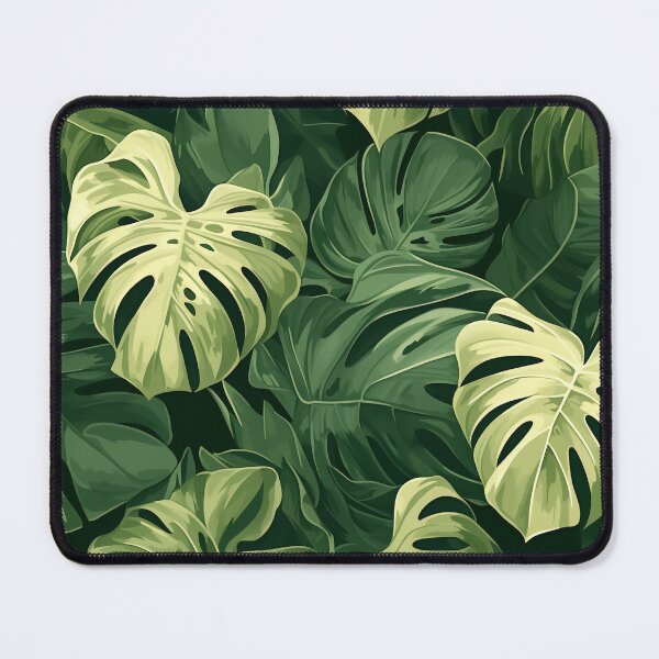 Item preview, Seamless pattern of lush tropical green leaves designed and sold by DMay-art.