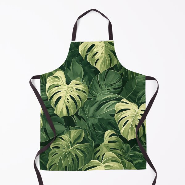 Item preview, Seamless pattern of lush tropical green leaves designed and sold by DMay-art.