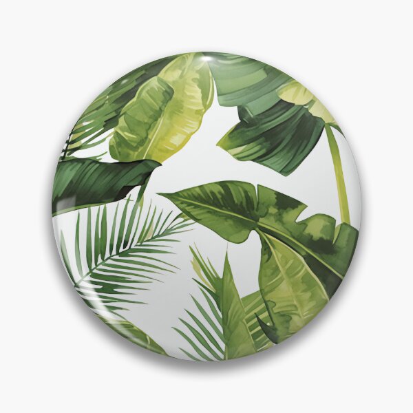 Item preview, Seamless pattern of lush tropical green leaves designed and sold by DMay-art.