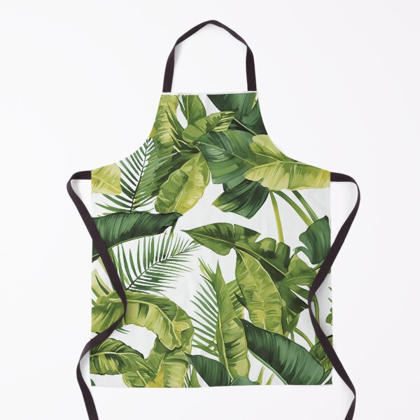 Item preview, Seamless pattern of lush tropical green leaves designed and sold by DMay-art.