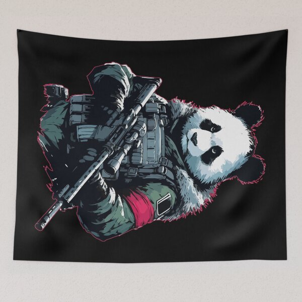 Item preview, Panda Soldier designed and sold by TomFrontierArt.