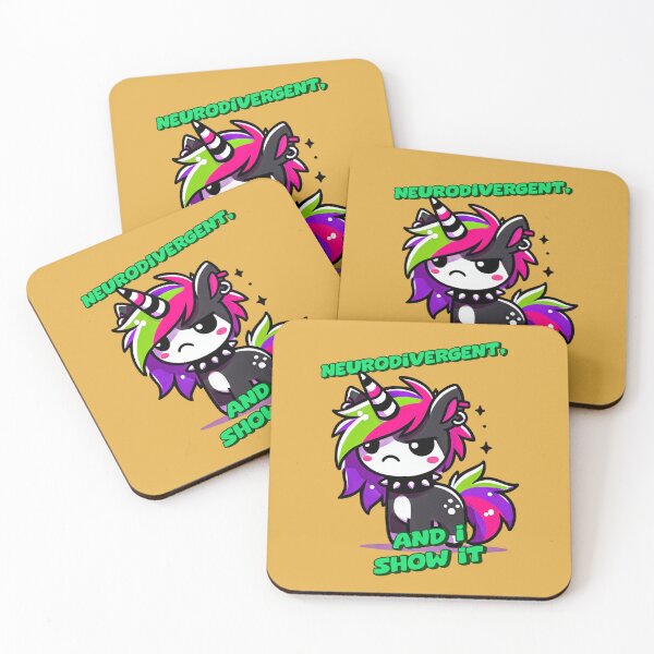 Item preview, Neurodivergent, and I Show It - Safron designed and sold by 3DAF.