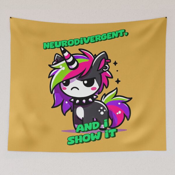 Item preview, Neurodivergent, and I Show It - Safron designed and sold by 3DAF.