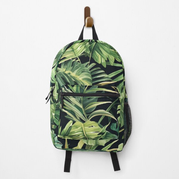 Item preview, Seamless pattern of lush tropical green leaves designed and sold by DMay-art.