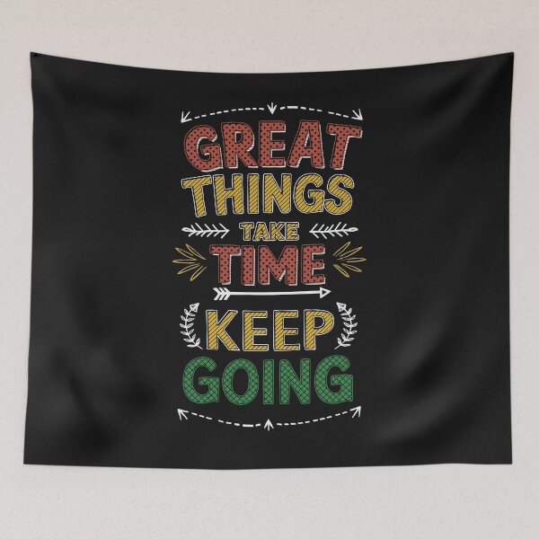 Item preview, Persistence and Patience: A Motivational Mantra designed and sold by SerhiiArt.