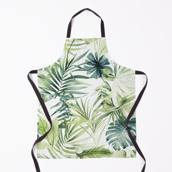 Item preview, Seamless pattern of lush tropical green leaves designed and sold by DMay-art.