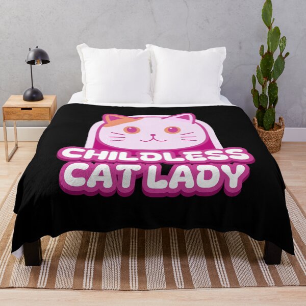 Item preview, Childless Cat Lady Phrase designed and sold by ProWittyDesigns.
