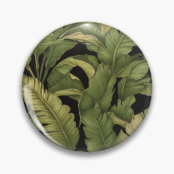 Item preview, Seamless pattern of lush tropical green leaves designed and sold by DMay-art.