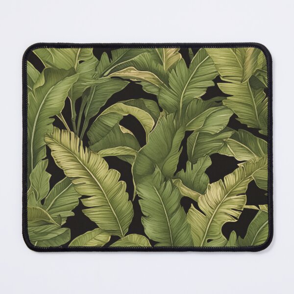 Item preview, Seamless pattern of lush tropical green leaves designed and sold by DMay-art.