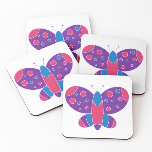 Item preview, Bisexual Butterfly Subtle Pride Flag designed and sold by Antler Queen Creations.