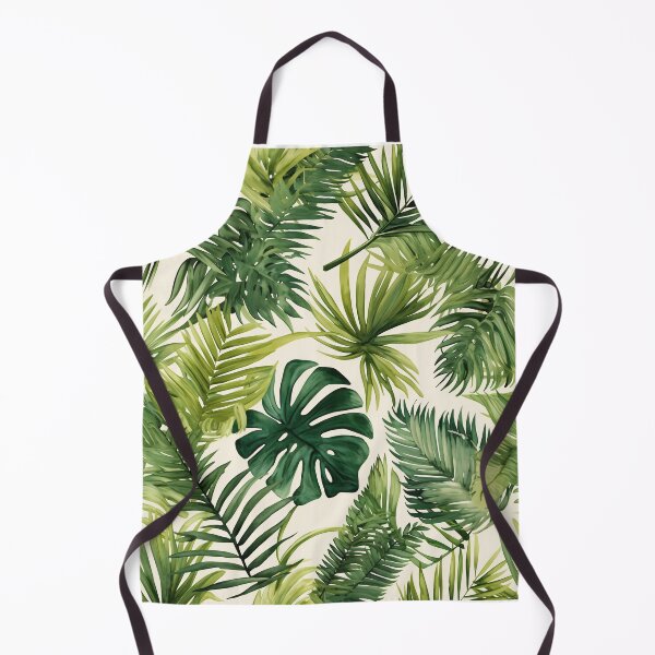 Item preview, Seamless pattern of lush tropical green leaves designed and sold by DMay-art.