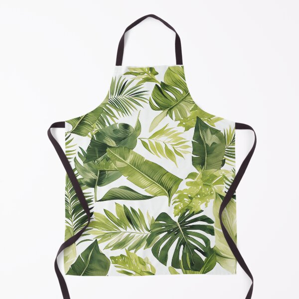 Item preview, Seamless pattern of lush tropical green leaves designed and sold by DMay-art.