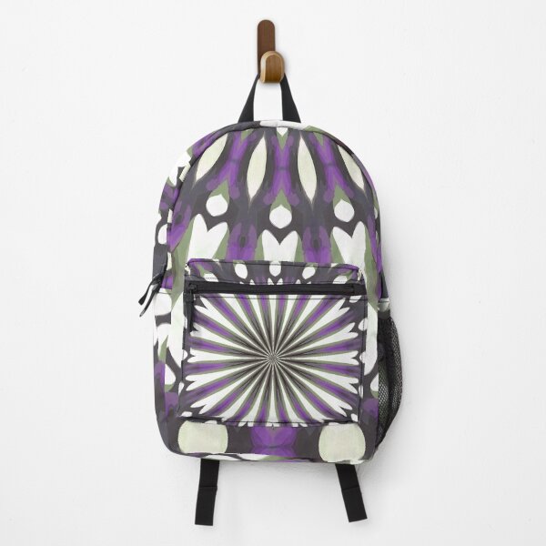 Item preview, Symmetrical Geometric Design 6 Purple Brown White designed and sold by taiche.