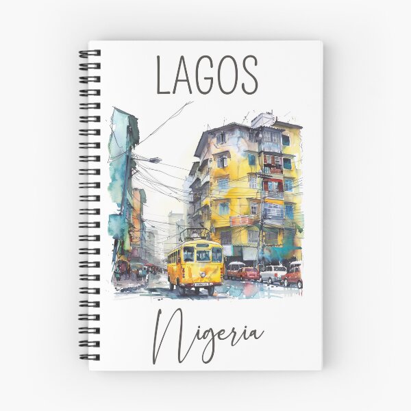 Item preview, A Watercolor Design of Lagos - Nigeria  designed and sold by Sketch-Shack.