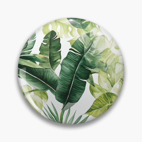 Item preview, Seamless pattern of lush tropical green leaves designed and sold by DMay-art.