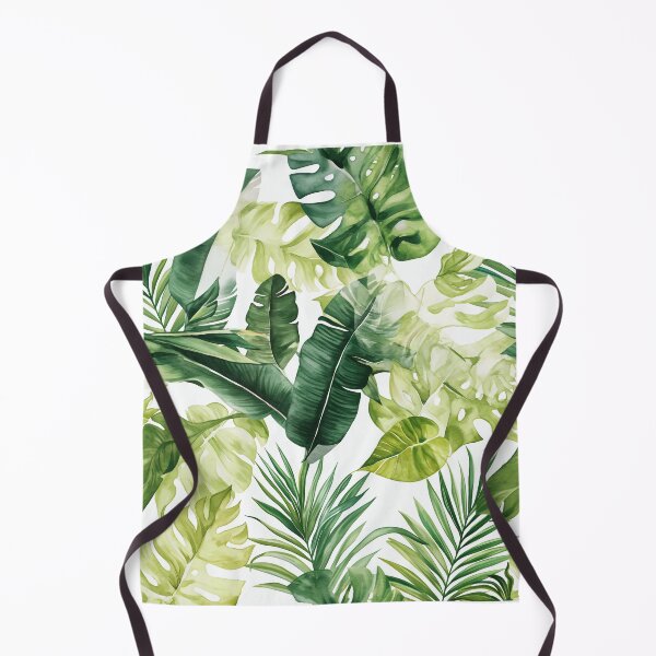 Item preview, Seamless pattern of lush tropical green leaves designed and sold by DMay-art.