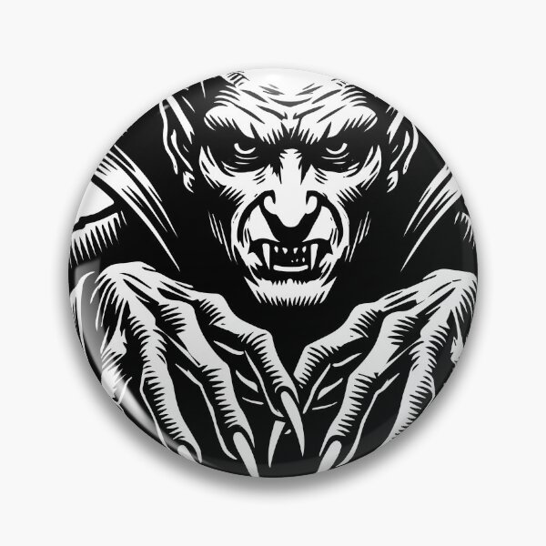 Item preview, Vampire Noir: A Haunting Black & White Illustration by Kartick Dutta designed and sold by KARTICK DUTTA.