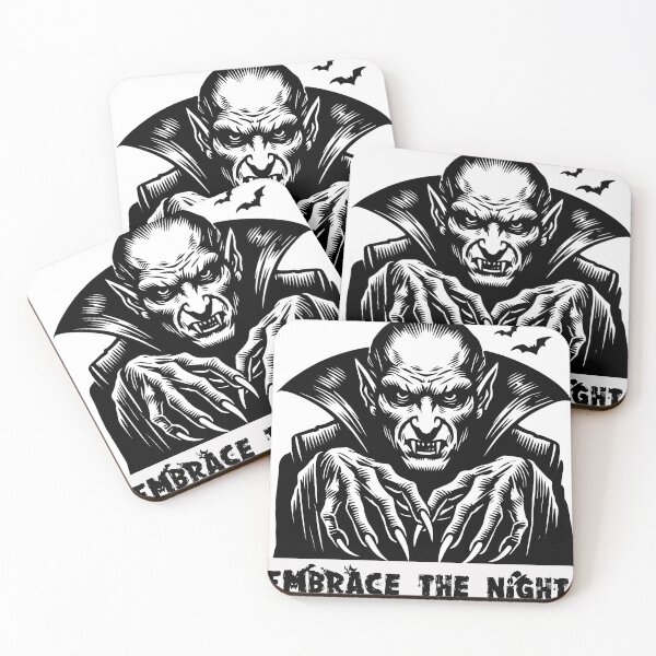 Item preview, Vampire Noir: A Haunting Black & White Illustration by Kartick Dutta designed and sold by KARTICK DUTTA.