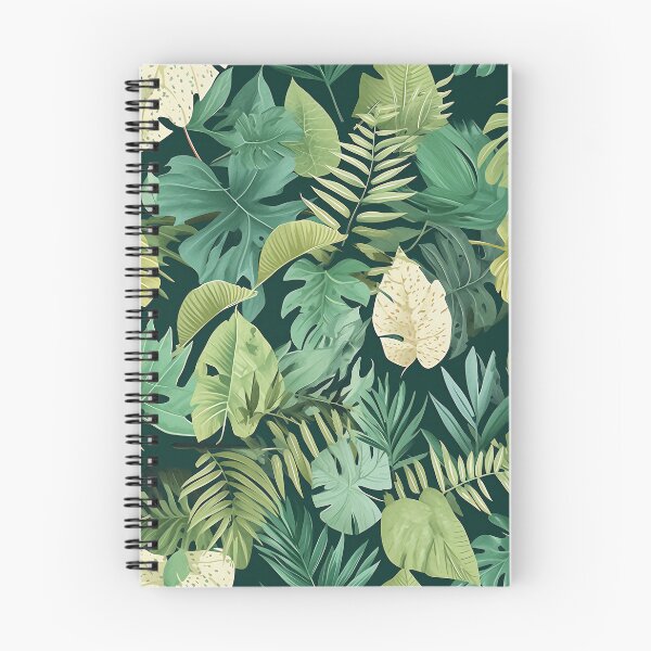 Item preview, Seamless pattern of lush tropical green leaves designed and sold by DMay-art.