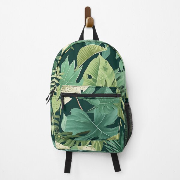 Item preview, Seamless pattern of lush tropical green leaves designed and sold by DMay-art.