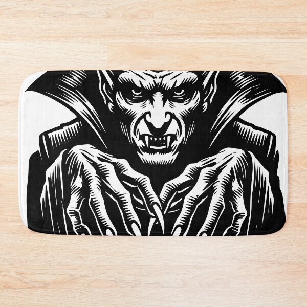 Item preview, Vampire Noir: A Haunting Black & White Illustration by Kartick Dutta designed and sold by KARTICK DUTTA.