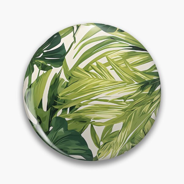 Item preview, Seamless pattern of lush tropical green leaves designed and sold by DMay-art.