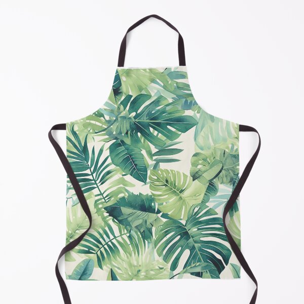 Item preview, Seamless pattern of lush tropical green leaves designed and sold by DMay-art.