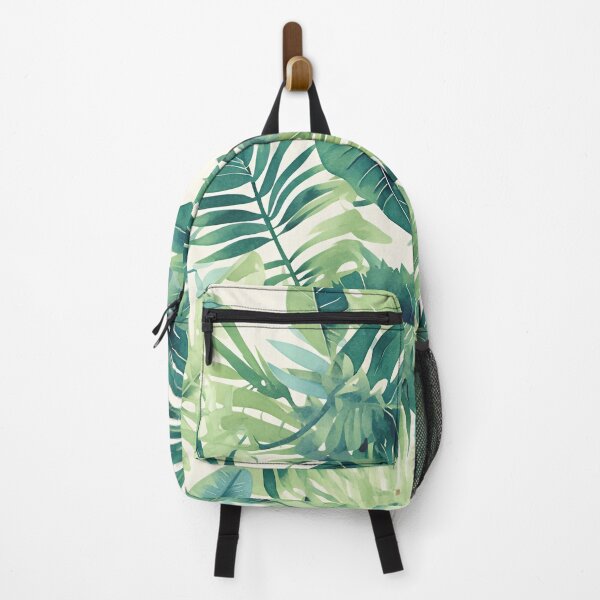 Item preview, Seamless pattern of lush tropical green leaves designed and sold by DMay-art.