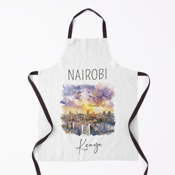 Item preview, A Watercolor Design of Nairobi - Kenya designed and sold by Sketch-Shack.