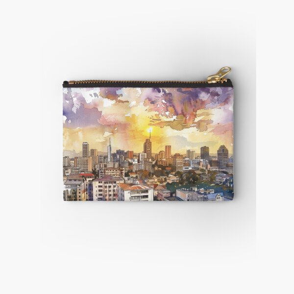 Item preview, A Watercolor Design of Nairobi - Kenya  designed and sold by Sketch-Shack.